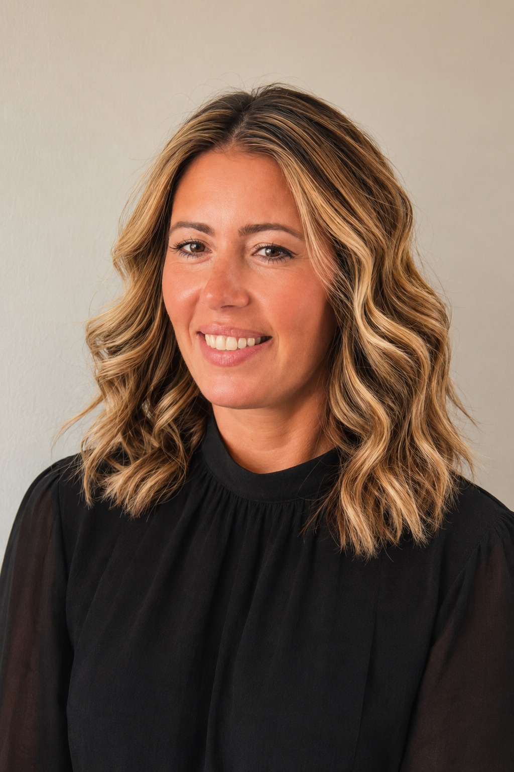 Mónica Luzio, assistente financeira, retrato profissional